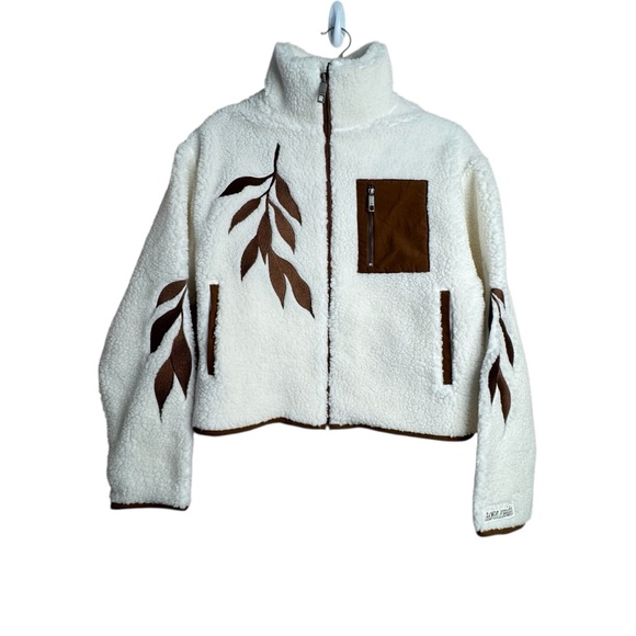 Taylor Swift Life Is A Willow Zip Up Sherpa Jacket Size XS - Picture 1 of 9